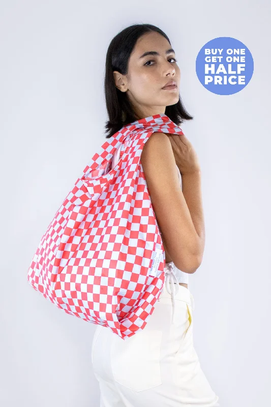 Checkerboard Red & Blue | Medium