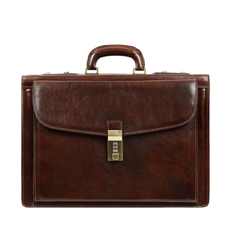 Leather Code-lock Briefcase - The Watchmen