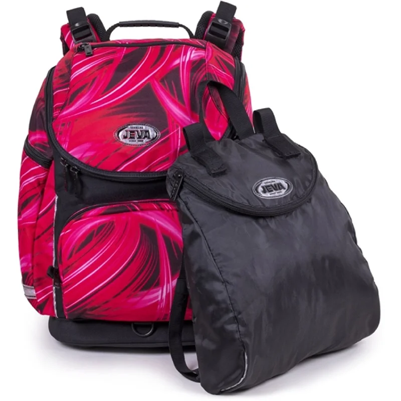 JEVA School Bag Pink Lightning