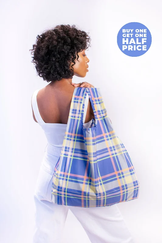 Madras Check | Medium Reusable Bag